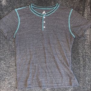 Striped Henley Tee